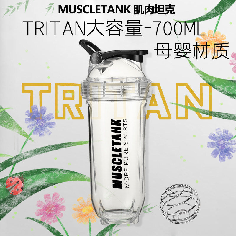 2026 Genuine Tritan Special Shaker Cup Water Cup Protein Powder Fitness High Temperature Resistant Food Grade Brewing