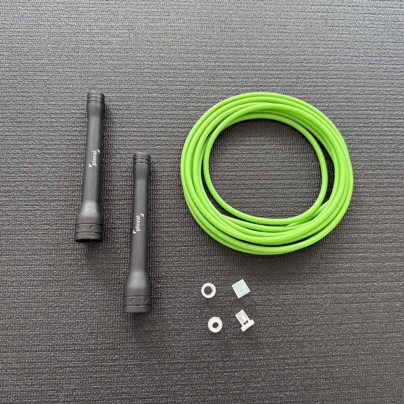 5.0mm short handle skipping rope racing anti-slip high school entrance examination training fitness sports rope PVC fancy rope manufacturer skipping rope